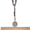 Wood Rosary Bead Necklaces FS-WG6BD27-03-3