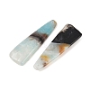 Natural Flower Amazonite Pendants G-K381-21C-2