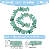 Beebeecraft 1 Strand Natural Green Aventurine Beads Strands G-BBC0001-22-2