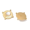 Natural Freshwater Shell Pendants SA-CBA11D7-17A-G-2