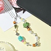 Acrylic & Resin & Porcelain & Synthetic Quartz Crystal Mobile Straps HJEW-FS00001-3