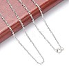316 Stainless Steel Cable Chain Necklaces X-NJEW-JN01047-04-3