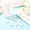 12Pcs Natural Cultured Freshwater Pearl & 201 Stainless Steel Pendants PALLOY-YW00147-4