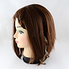 Dyed Feather Iron Hair Bands OHAR-R195-05-2