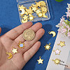 36Pcs 3 Styles Zinc Alloy Pendant Cabochon Settings For Enamel FIND-CA0011-25-3