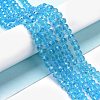 Electroplate Glass Beads Strands LS-EGLA-A034-T6mm-L03-4
