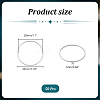 50Pcs 304 Stainless Steel Linking Ring FIND-UN0003-62-3