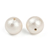 Compressed Cotton Pearl Beads WOVE-V001-A02-10mm-2
