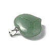 Natural Green Aventurine Pendants G-G956-D03-3