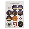 Halloween Theme Plastic Stickers STIC-C009-01C-1