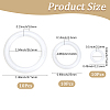 30Pcs 3 Styles PE Plastic Findings FIND-CY0001-68-2