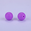 Round Silicone Focal Beads SI-JX0046A-04-2