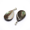 Shell Pendants SSHEL-E564-24B-P-2