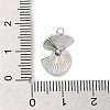 Brass Micro Pave Clear Cubic Zirconia Pendants KK-M274-03P-3
