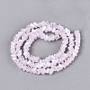 Electroplate Imitation Jade Glass Beads Strands EGLA-Q139-01A-B03-2