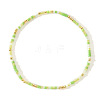 Minimalist Plastic & Brass Beads Stretch Bracelets for Women MY0437-6-1