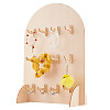 Arch Shaped Wood Bracelet Display Stands BDIS-WH0007-02-1