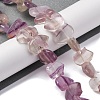 Natural Purple Fluorite Beads Strands G-F783-G04-01-2