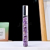 Natural Amethyst Chip Bead Roller Ball Bottles PW-WG59305-02-1