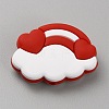 Cloud & Rainbow Food Grade Eco-Friendly Silicone Beads SIL-WH0014-33A-1