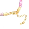 4MM Braided Nylon Cord Bracelets FIND-A057-01G-19-3
