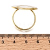 304 Stainless Steel Enamel Cuff Open Rings SA-CBA369F-04G-04-5