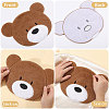 Computerized Embroidery Polyester with Fur Iron on/Sew on Patches DIY-WH0671-397C-4