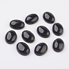 Natural Obsidian Flat Back Cabochons G-G741-30x40mm-20-1