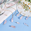 Natural Rose Quartz Pendants G-FG0001-13-7