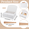 Cardboard Paper Gift Packing Boxes with Goldenrod Ribbon CON-WH0107-60B-3