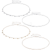 2 Sets 2 Colors Iron Waist Body Chain AJEW-GF0011-04-1