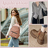 36Pcs 18 Styles PU Leather Zipper Pull Tabs FIND-ME0004-17-4