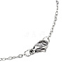 Non-Tarnish 201 Stainless Steel Pendant Necklaces NJEW-S105-JN613-45-1-3