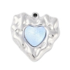 304 Stainless Steel Pendants STAS-L022-046P-03-1