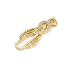 Brass Micro Pave Cubic Zirconia Pendants KK-D409-43G-B-2