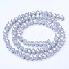 Electroplate Glass Beads Strands EGLA-A044-P3mm-B10-2