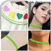 4 Cards 2 Styles  Polyester Wavy Fringe Trim Ribbon DIY-GF0009-48D-5