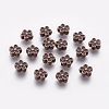Tibetan Style Alloy 3D Flower Beads LS-RLF0476Y-1