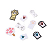 Mega Pet 20Pcs 10 Style Computerized Embroidery Cloth Self Adhesive Patches DIY-MP0001-06-8