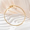 304 Stainless Steel Bangles for Women BJEW-C088-03G-1