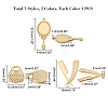 12Pcs 6 Style 304 Stainless Steel Pendants STAS-UN0027-36-6
