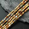 Natural Crazy Lace Agate Round Bead Strands X-G-E334-4mm-20-1
