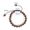 Adjustable Nylon Cord Braided Beaded Bracelets BJEW-JB04708-4