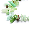 Natural Green Opal Beads Strands G-E569-O14-3