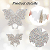 10Pcs 2 Styles Glass Rhinestone Car Stickers STIC-GF0001-42A-6