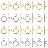 20 Sets 2 Colors 304 Stainless Steel Toggle Clasps STAS-YW0003-08A-1