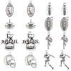 SUNNYCLUE 64Pcs 8 Styles Tibetan Style Alloy Pendants FIND-SC0007-66-1