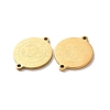 Ion Plating(IP) 304 Stainless Steel Connector Charms STAS-C074-11G-10-2