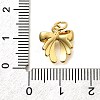 Bowknot Brass Charms KK-S508-30G-3