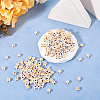 Opaque Acrylic Beads MACR-TAG0001-07W-6